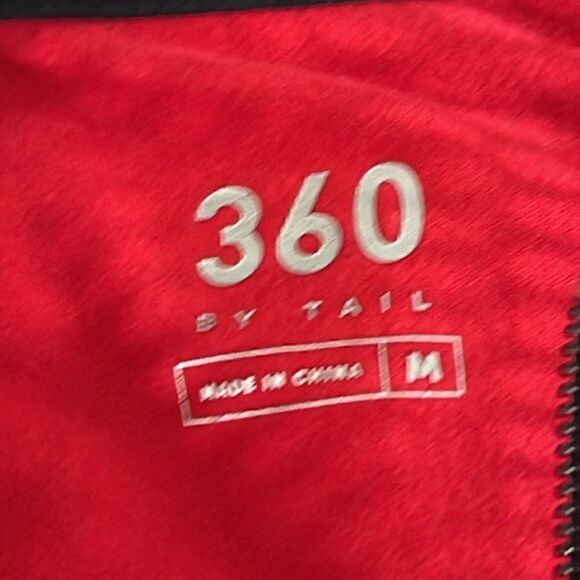 Tail 360 Jacket womens Medium Full zip up Red golf - Picture 8 of 11